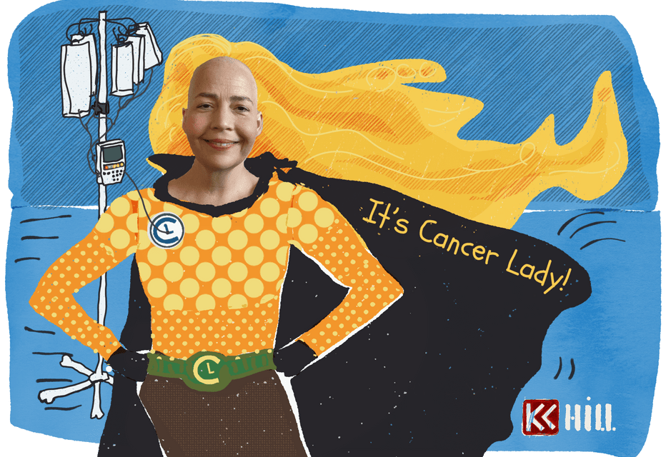 Being an icon: cancer lady
