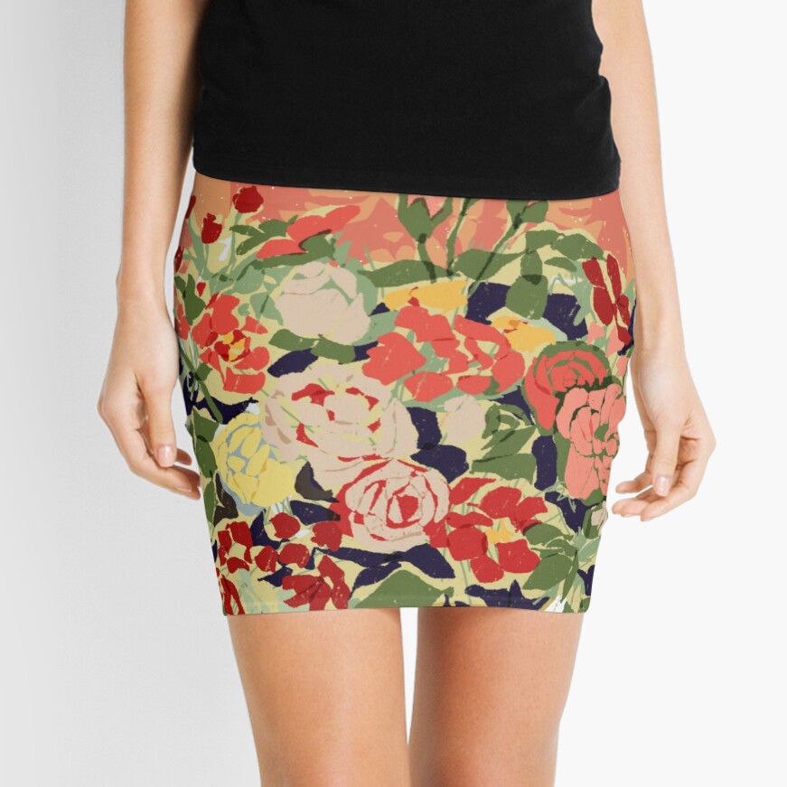 Flowers miniskirt